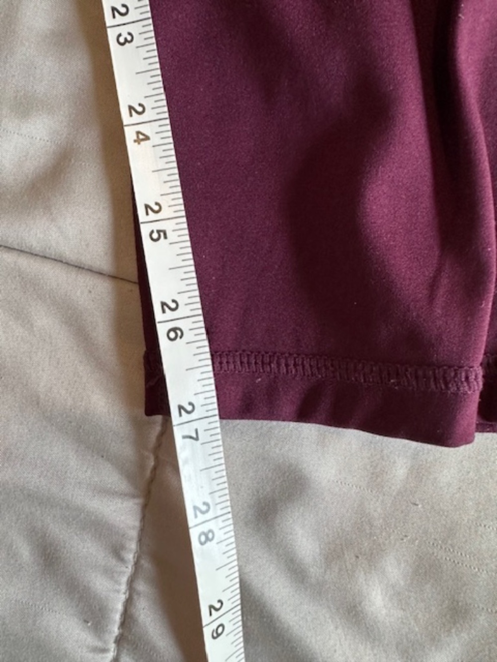 Fabletics Motion365 Burgundy High Waisted Leggings - Picture 9 of 9